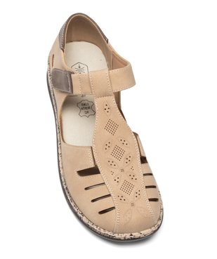 Mocassins femme ajourés et à scratch style babies  vue5 - GEMO (CONFORT) - GEMO