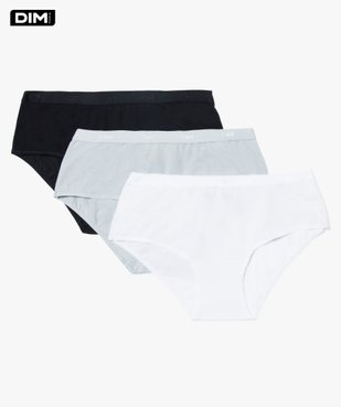 Boxer femme en coton stretch (lot de 3) - Dim vue1 - DIM - GEMO