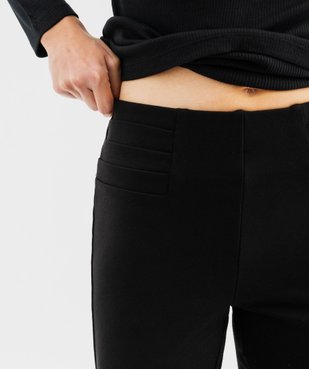 Legging avec surpiqûres à la taille femme vue2 - GEMO(FEMME PAP) - GEMO