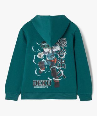 Sweat à capuche avec motif mangapoitrine et dos garçon - My Hero Academia vue3 - MYHERO ACADEMIA - GEMO