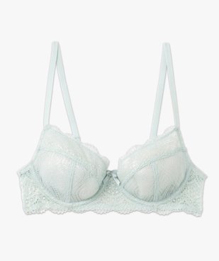 Soutien-gorge à armatures forme corbeille en dentelle vue4 - GEMO(HOMWR FEM) - GEMO