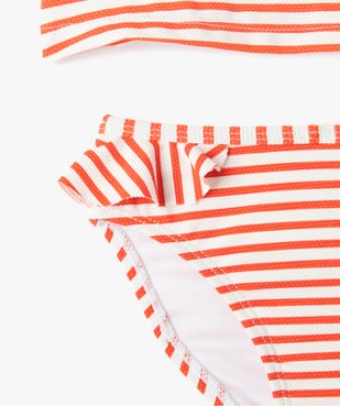 Maillot de bain bébé fille 2 pièces tankini à rayures vue2 - GEMO(BEBE DEBT) - GEMO