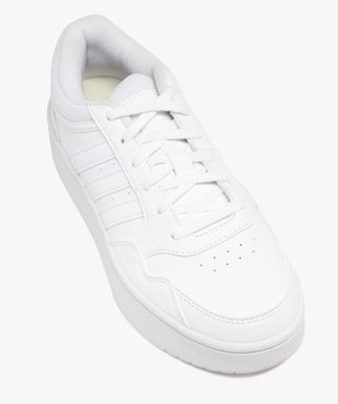 Baskets femme à semelle plateforme Hoops 3.0 - Adidas vue5 - ADIDAS - GEMO