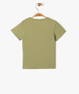 Tee-shirt à manches courtes avec motif estival bébé garçon vue4 - GEMO 4G BEBE - GEMO