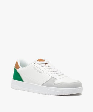 Baskets homme casual à lacets avec détails colorés - Chevignon vue3 - CHEVIGNON - GEMO