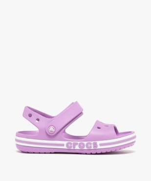 Sandales de plage fille sportswear à scratch - Crocs vue1 - CROCS - GEMO