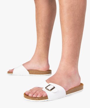 Sandales homme avec large bride à boucle vue1 - GEMO (CASUAL) - GEMO