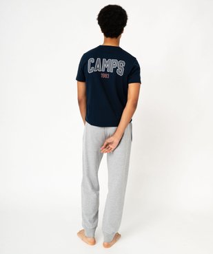 Pyjama bicolore homme - Camps United vue3 - CAMPS - GEMO