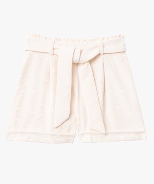 Short femme en velours côtelé coupe large vue4 - GEMO(FEMME PAP) - GEMO