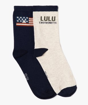 Chaussettes à motifs garçon (lot de 2) - LuluCastagnette vue1 - LULUCASTAGNETTE - GEMO