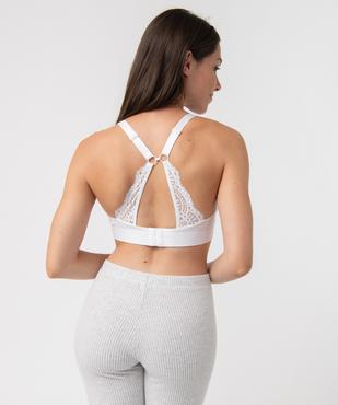 Soutien-gorge d’allaitement avec dos modulable vue3 - GEMO (MATER) - GEMO