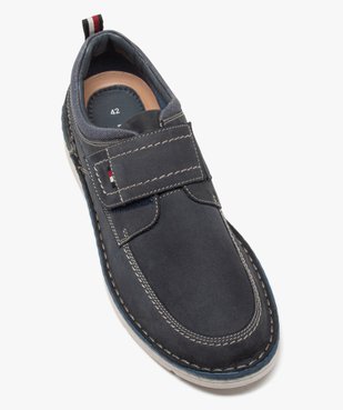 Derbies à scratch dessus cuir suédé homme - Pierre Cardin vue5 - PIERRE CARDIN CONFORT - GEMO