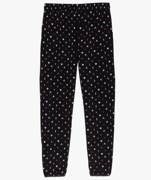 Pantalon fluide fille avec bas élastiqué vue2 - GEMO (JUNIOR) - GEMO