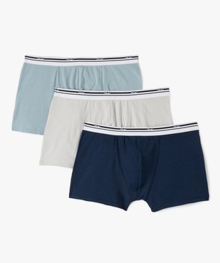 Boxer en coton stretch homme - Classic Colors de Dim (lot de 3) vue2 - DIM - GEMO