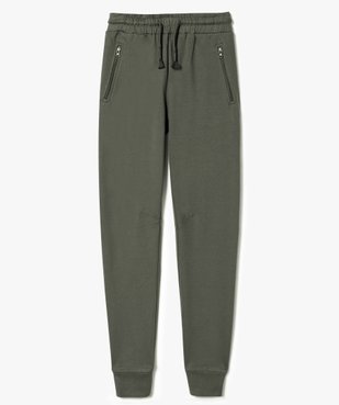 Jogger avec poches zippées et poche imprimé camo vue1 - GEMO (JUNIOR) - GEMO