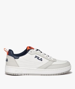 Baskets homme à lacets avec semelle épaisse bicolore - Fila vue2 - FILA - GEMO