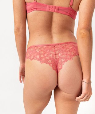 Tanga en dentelle femme vue2 - GEMO(HOMWR FEM) - GEMO