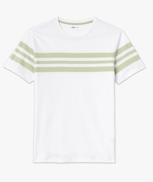 Tee-shirt homme rayé à manches courtes vue4 - GEMO (HOMME) - GEMO