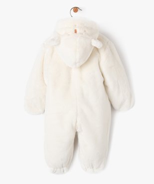 Combinaison pilote surpyjama en maille peluche bébé  vue5 - GEMO(BB COUCHE) - GEMO