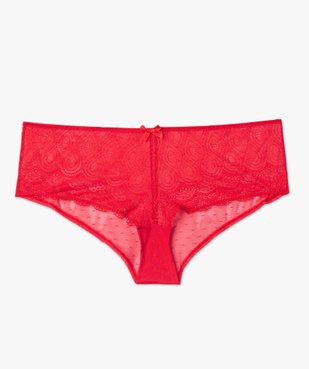 Shorty en dentelle et tulle femme grande taille vue4 - GEMO(HOMWR FEM) - GEMO