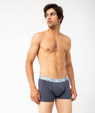 Boxer en coton stretch unis homme (lot de 2) - Camps United vue1 - CAMPS GEMO FOR GOOD - GEMO