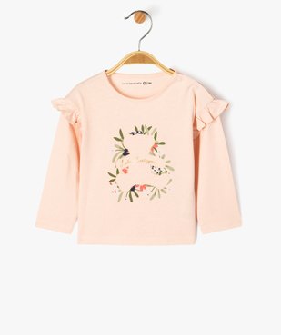 Ensemble 2 pièces bébé fille tee-shirt et jupe à bretelles - LuluCastagnette vue4 - LULUCASTAGNETTE - GEMO