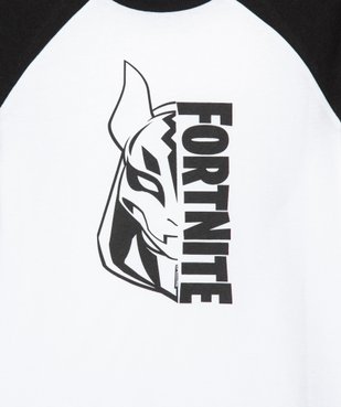 Tee-shirt garçon bicolore à manches longues - Fortnite vue2 - FORTNITE - GEMO