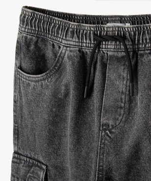 Jegging avec poches à rabat sur les cuisses garçon vue2 - GEMO (JUNIOR) - GEMO