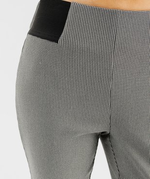 Legging à motif pied de poule femme vue2 - GEMO(FEMME PAP) - GEMO