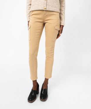 Pantalon cargo coupe slim femme vue1 - GEMO 4G FEMME - GEMO