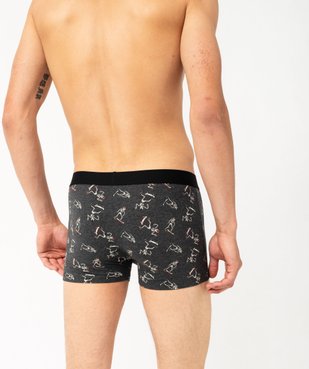 Boxer en coton stretch à motifs homme (lot de 2) vue3 - GEMO 4G HOMME - GEMO