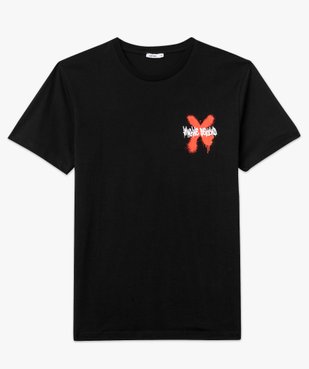 Tee-shirt manches courtes imprimé graffiti homme vue4 - GEMO (HOMME) - GEMO