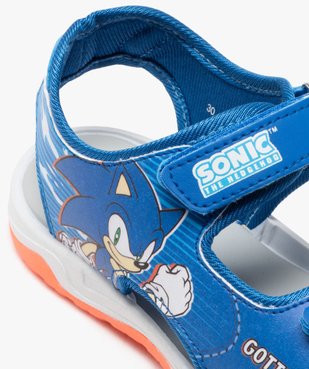 Sandales garçon en mesh avec double brides à scratch - Sonic vue6 - SONIC - GEMO