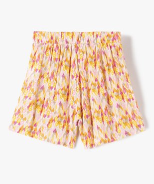 Jupe short fille imprimée - LuluCastagnette vue3 - LULUCASTAGNETTE - GEMO