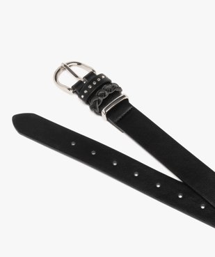 Ceinture à trois passants fantaisie femme vue2 - GEMO (ACCESS) - GEMO