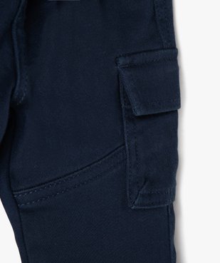 Pantalon avec poches à rabat bébé vue3 - GEMO 4G BEBE - GEMO