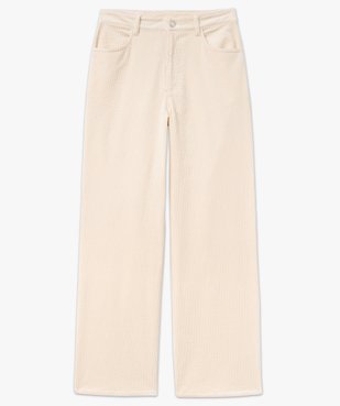 Pantalon large en velours côtelé femme vue5 - GEMO(FEMME PAP) - GEMO