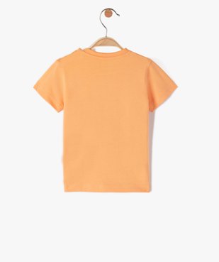 Tee-shirt bébé garçon avec motif sur l’avant vue3 - GEMO(BEBE DEBT) - GEMO