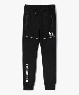 Pantalon de jogging garçon en matière sport à taille élastiquée vue2 - GEMO (JUNIOR) - GEMO