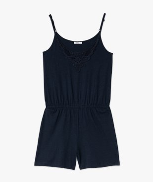 Combi-short à fines bretelles en jersey femme vue4 - GEMO(FEMME PAP) - GEMO