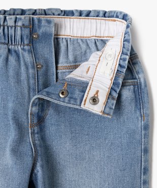 Jean slouchy à taille haute ajustable fille vue3 - GEMO (ENFANT) - GEMO