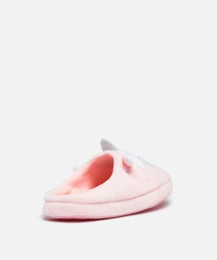 Chaussons fille mules en forme de licorne détails pailletés  vue4 - GEMO (ENFANT) - GEMO