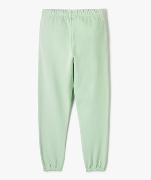 Pantalon de jogging molletonné fille vue3 - GEMO (JUNIOR) - GEMO