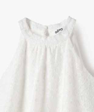 Robe sans manches encolure américaine fille vue2 - GEMO (ENFANT) - GEMO