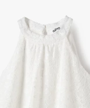 Robe sans manches encolure américaine fille vue2 - GEMO (ENFANT) - GEMO