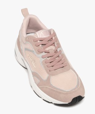 Baskets femme en mesh style running avec détails brillants Crystal - Ellesse vue6 - ELLESSE - GEMO