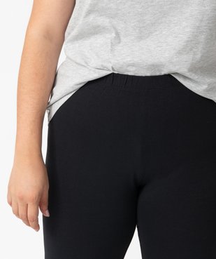 Legging uni longueur 7/8ème femme grande taille vue2 - GEMO 4G GT - GEMO