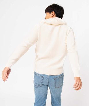 Pull homme à capuche esprit sweat vue3 - GEMO (HOMME) - GEMO