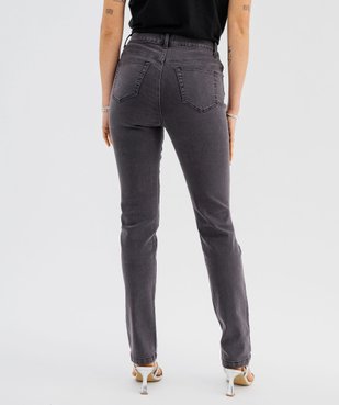 Jean femme slim à taille haute denim - L30 vue7 - GEMO 4G FEMME - GEMO