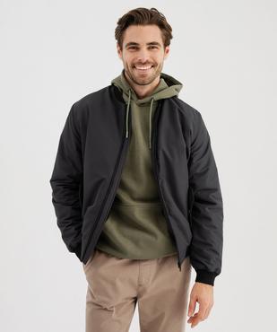 Blouson zippé style bomber homme vue1 - GEMO 4G HOMME - GEMO